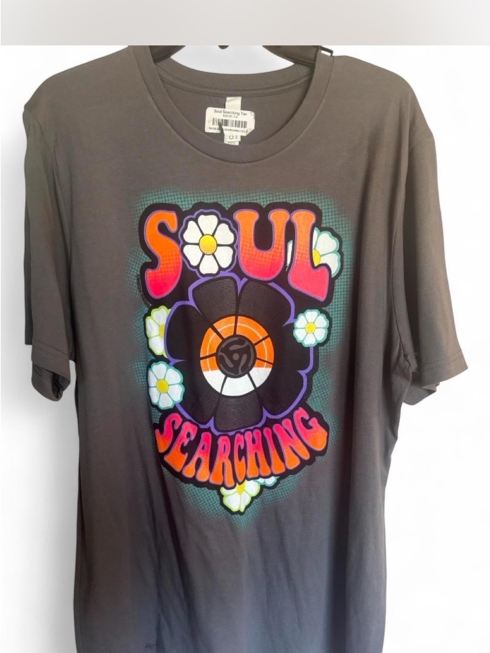 Soul Searching Graphic Tee - Gray